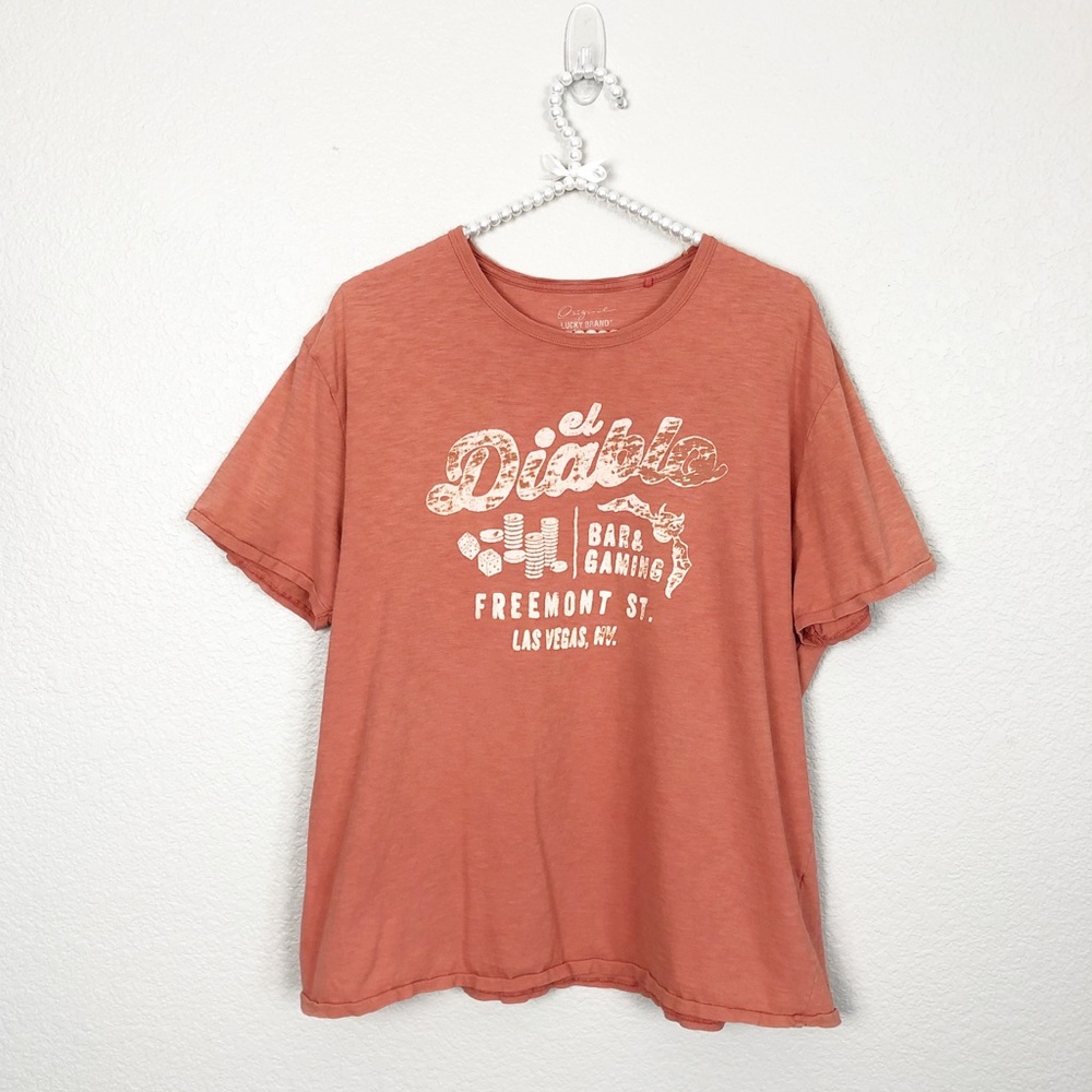 Lucky Brand Vegas Graphic T-shirt sz XL